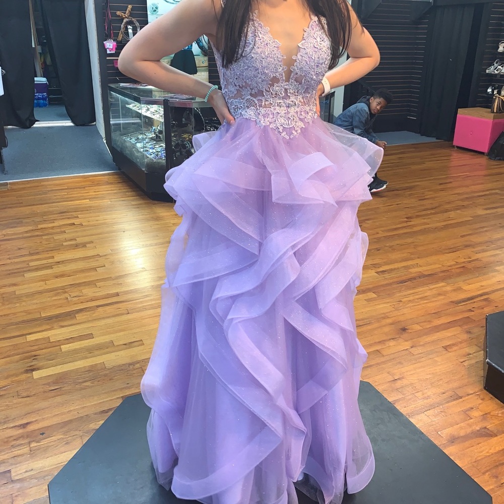 Splash by Landa Designs ~ Lilac Prom Dress